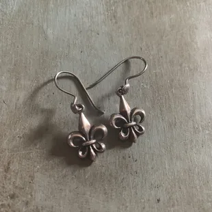 A pair of earrings from 2015.