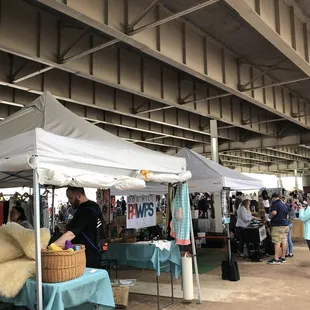 Under I-64 due to rain.