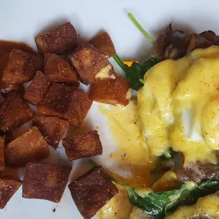 Pork Belly Eggs Benedict