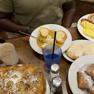 Banana pancakes biscuits