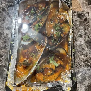 the mussels