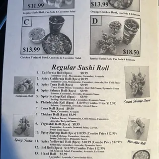 Regular Sushi Roll