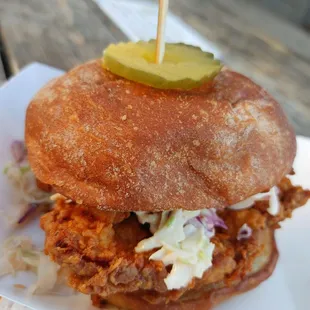 Nashville hot chicken.