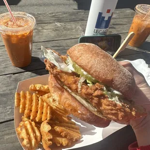 Hot Honey Chicken Sandwich