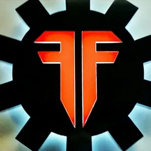 a close up of the logo