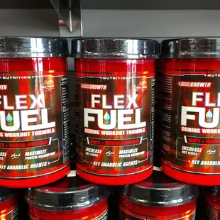 a display of flex fuel