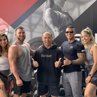 Owner Chris Faildo in the center