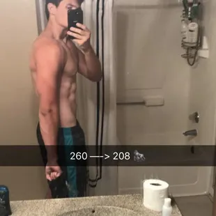 How I looked when I first lost weight.