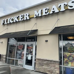 the front of the store