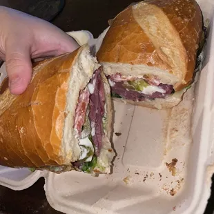 Inside of Sandwhich
