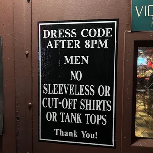 Yes there is a dress code.