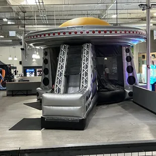 GIANT space ship bounce house