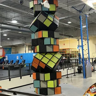 Rubix Cube climbing wall