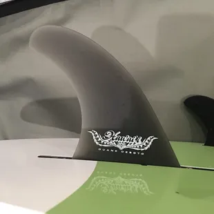 6.5" boxfin, available at same time is board purchase.