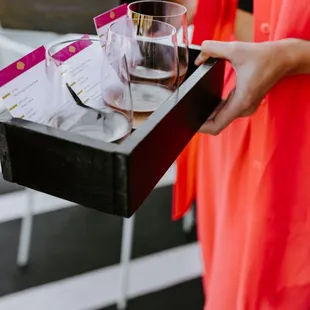 Wine flights, it's in the name! :)