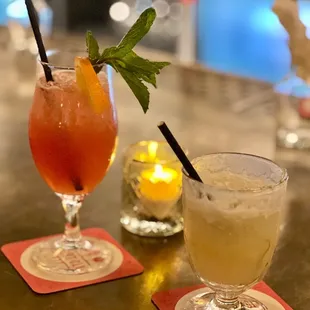 Delicious cocktails