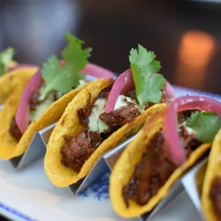 Mini Beef Barbacoa Tacos