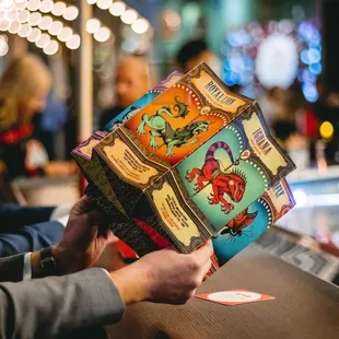 The Carousel cocktail menu highlights playful ingredients and garnishes for an amazing botanical flavor.