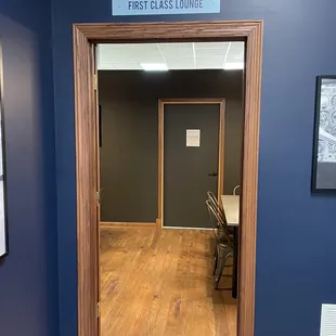 First class lounge