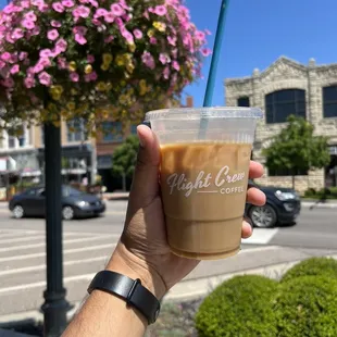 Hazelnut latte