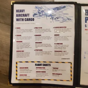 sushi and sashimi, menu