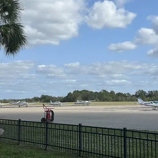 View from outdoor dining