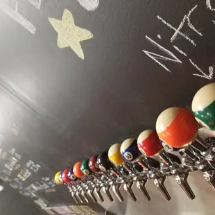 Another view of the tap handles