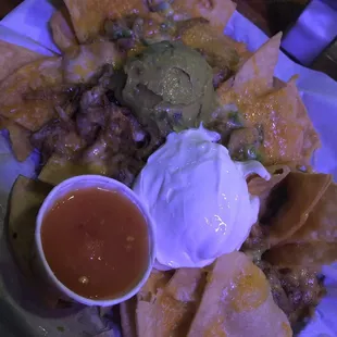 Pork nachos!