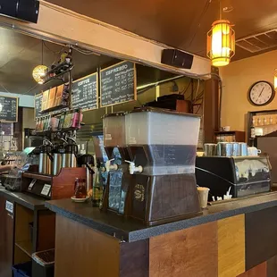 a view of the counter