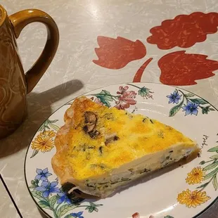 Largest coffee and fresh quiche