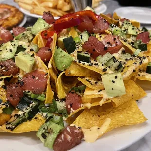 Poke nachos