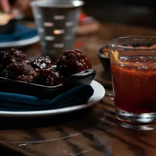 Bourbon Bacon Meatballs
