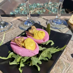 Pickled Deviled Egg
