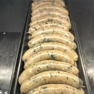 Chicken feta sausage!!