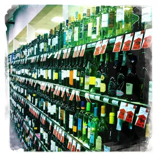 Awesome wine selection