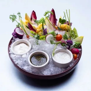 Flint has the crudite platter of your dreams.