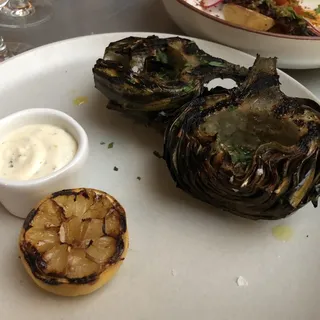 Wood Grilled Artichokes