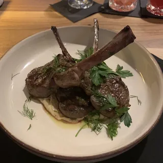 Wood Grilled Lamb Chops Dinner