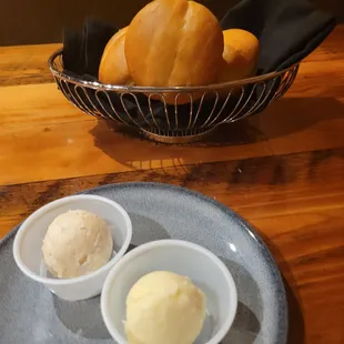 Cinnamon/honey butter was good!