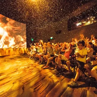 All of your senses will be engaged during our 4D film, Tides of Time.
