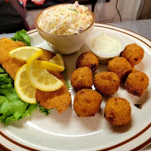 fish &amp; Chips with house-made tartar sauce