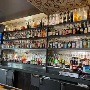 Gigantic whisky selection