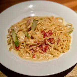 Seared Shrimp &amp; Scallop Linguine