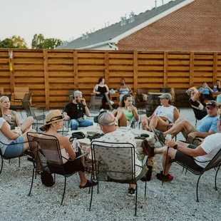 Fire-pit in Beer garden Patio
