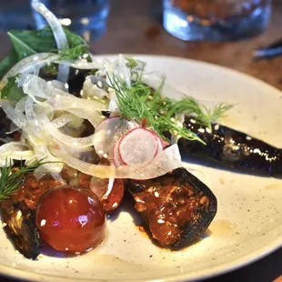 Grilled Baby Eggplant