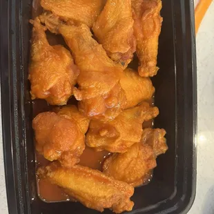 Flabby wings.
