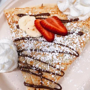 Nutella Banana Crepe