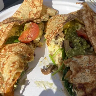 Vegetarian Crepe