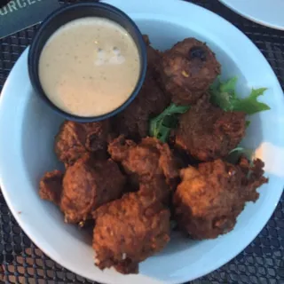 Crab and Corn Fritters
