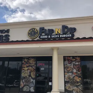 Outside of restaurants, easy to miss , located in small strip center